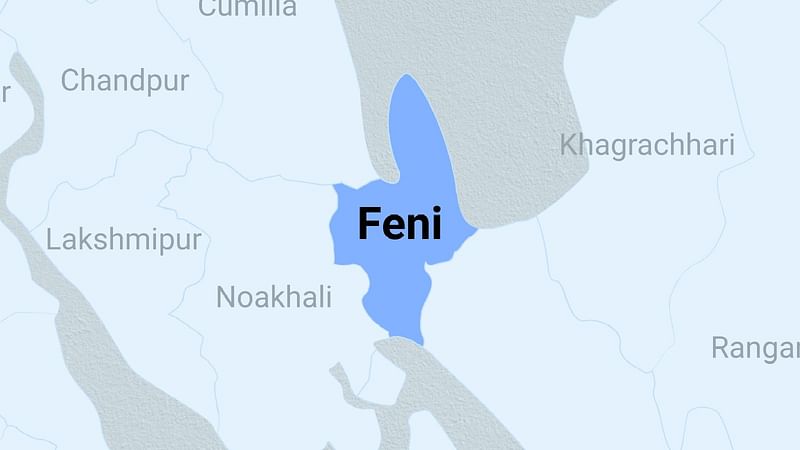 Map of Feni district