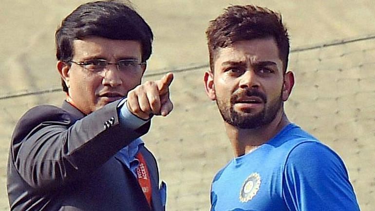 BCCI president Saurav Ganguly and former Indian captain Virat Kohli