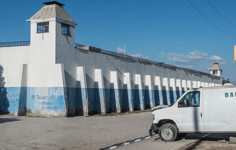 A prison in Haiti