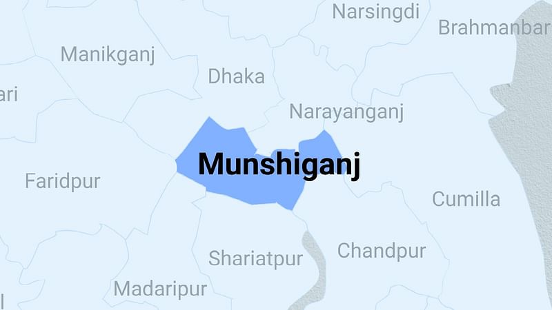 Map of Munshiganj district