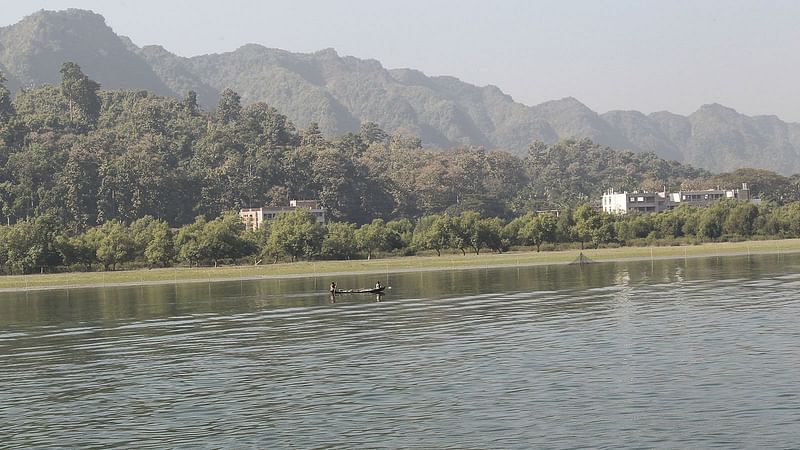 Photo shows Naf river in Cox’s Bazar