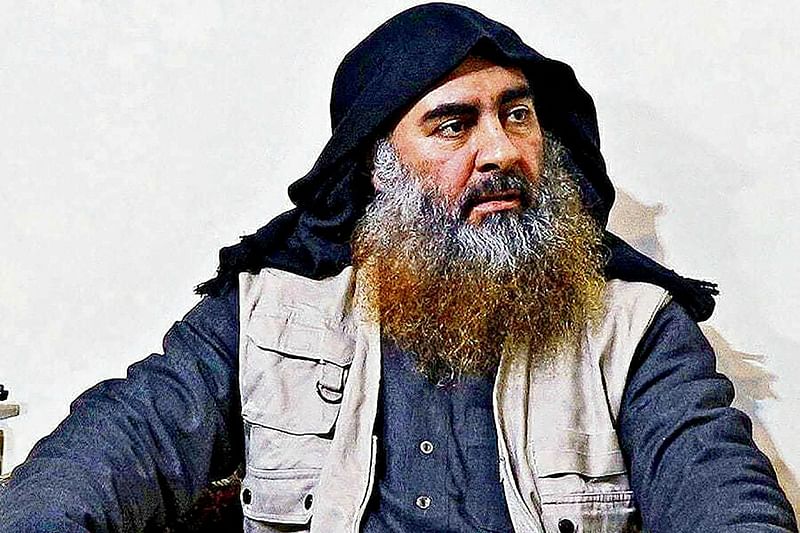 Late Islamic State leader Abu Bakr al-Baghdadi is seen in an undated picture released by the US Department of Defence in Washington, US on 30 October 2019