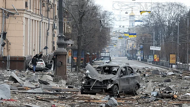 Russia launches missile attack in Kharkiv.