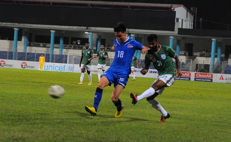 Despite creating number of scoring opportunities, Bangladesh deprived of their desired victory as they played to a goalless draw with Mongolia at Sylhet district stadium on 29 March, 2022