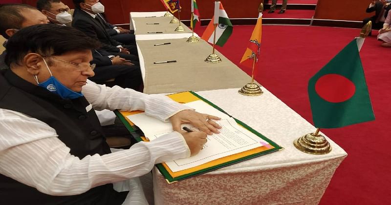 Foreign minister AK Abdul Momen joins the 5th BIMSTEC Summit in Colombo, Sri Lanka in person