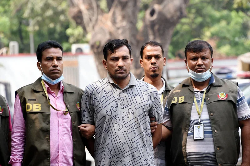 DB police said Masum Mohammad was detained from Bagura over the killing of former Awami League leader Zahidul Islam on Sunday