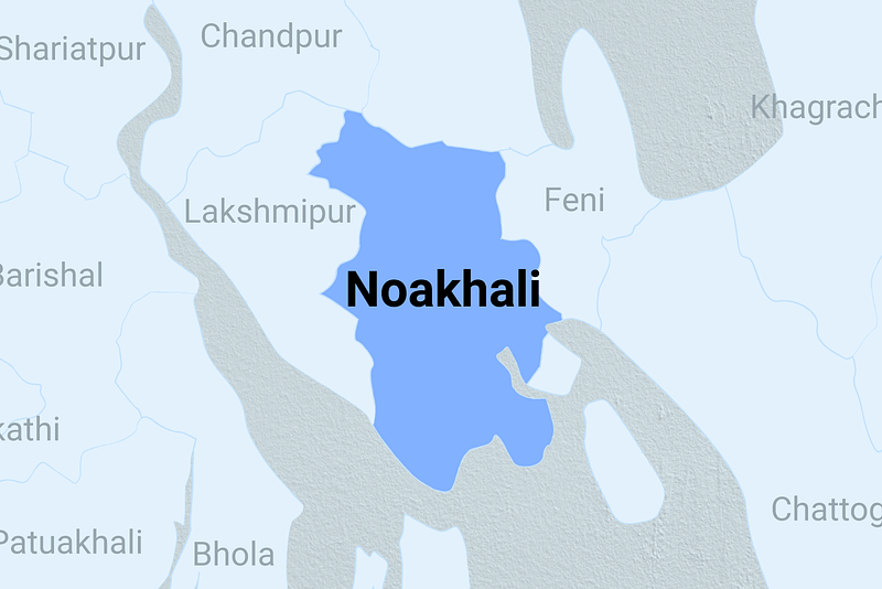 Map of Noakhali