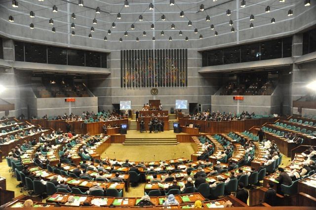 Inside the Jatiya Sangsad (Parliament)