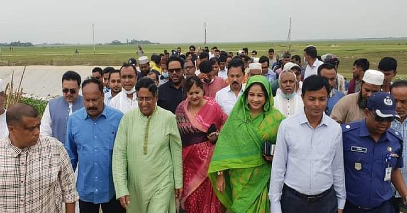 Agriculture minister Abdur Razzaque is visiting Chapti haor in Derai upazila of Sunamganj on Saturday.