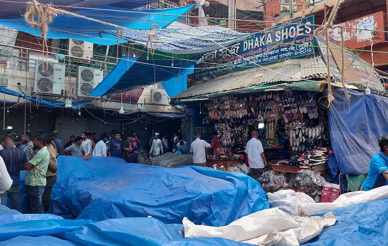 The shops in New Market area are being reopened from around 10.00am Thursday