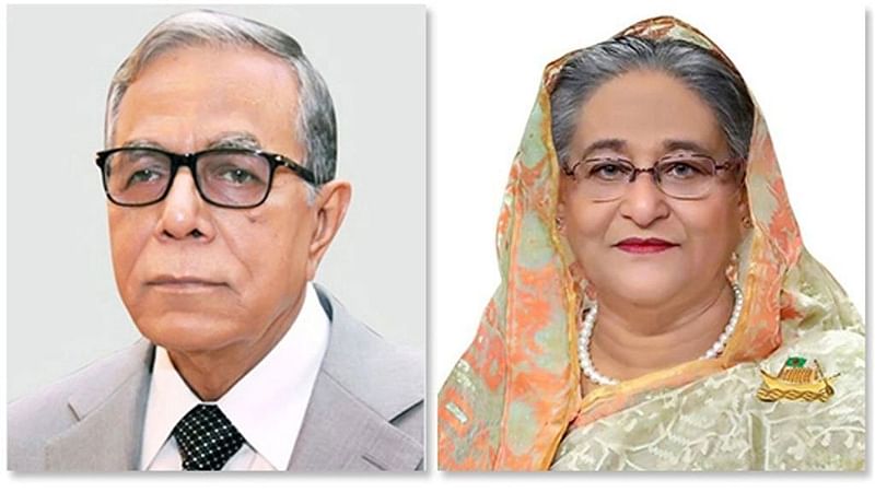 President M Abdul Hamid and Prime Minister Sheikh Hasina