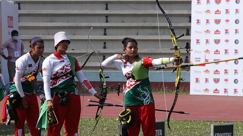 Bangladesh won silver in recurve women's team event at Asia Cup Archery Bangladesh