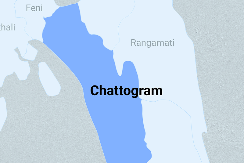 Map of Chattogram district