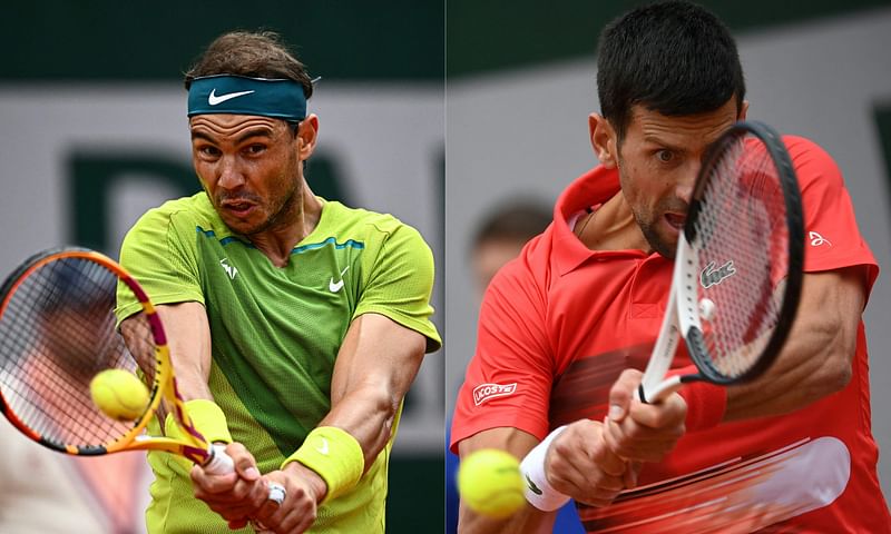 Rafael Nadal and Novak Djokovic