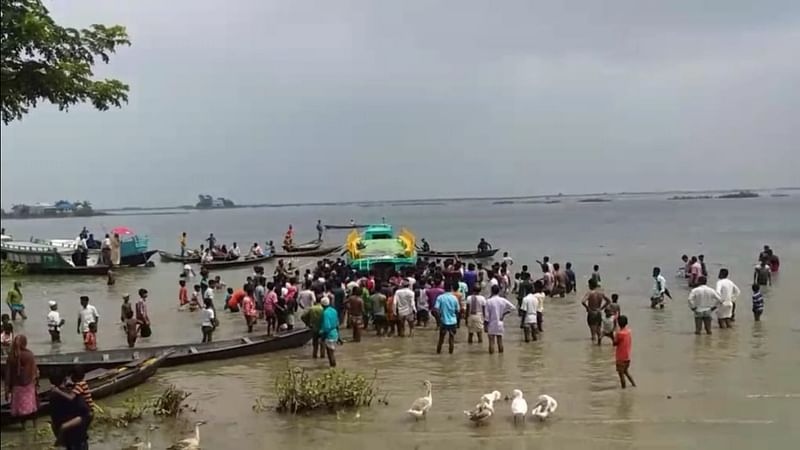 Ferry capsizes in Kishoreganj