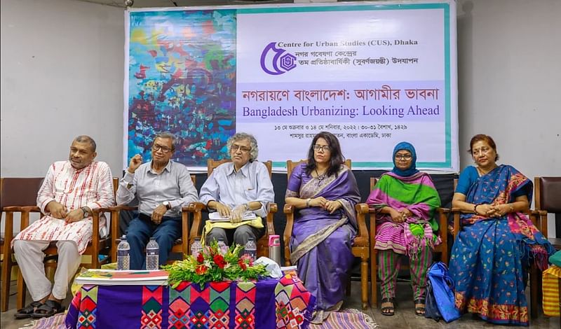 Speakers at the discussion organised on the occasion of the golden jubilee of the Centre for Urban Studies