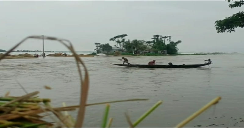 Surma river in Sunamganj