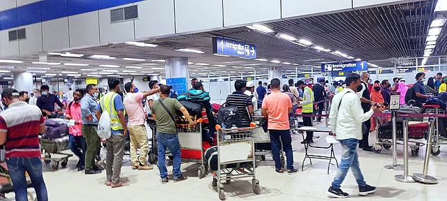 Passengers suffer due to delayed departure of flights and interminable waits for luggage