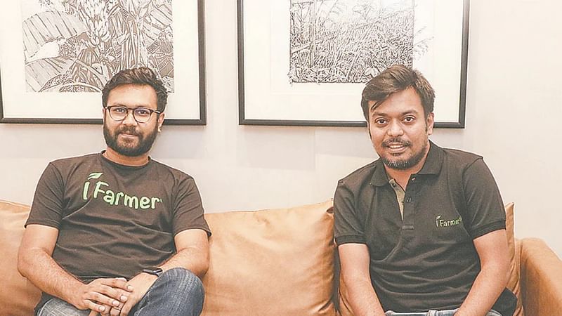 Co-founders of iFarmer Fahad Ifaz and Jamil M Akbar