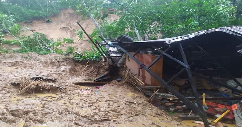 Three members of a family are feared dead in Sylhet landslide