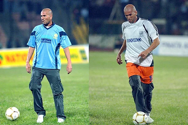 Zinedine Zidane: Before and after his pants tore