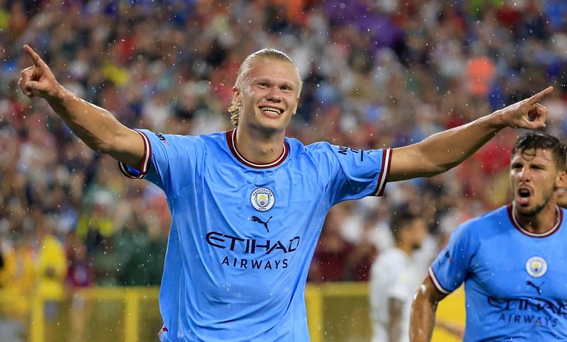 Manchester City striker Erling Haaland