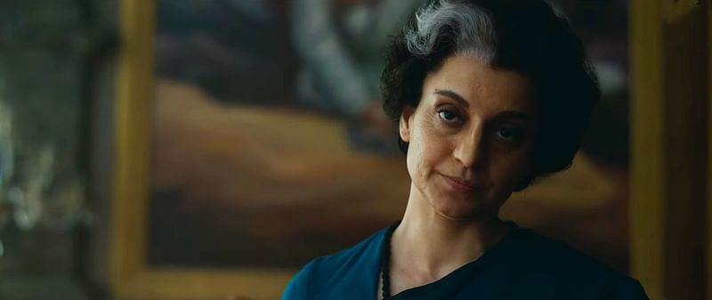 Bollywood actress Kangana Ranaut as former Indian prime minister Indira Gandhi in the teaser of her new film 'Emergency'.