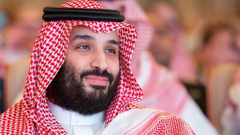 Saudi Crown Prince Mohammed bin Salman attends the investment conference in Riyadh, Saudi Arabia on 23 October 2018