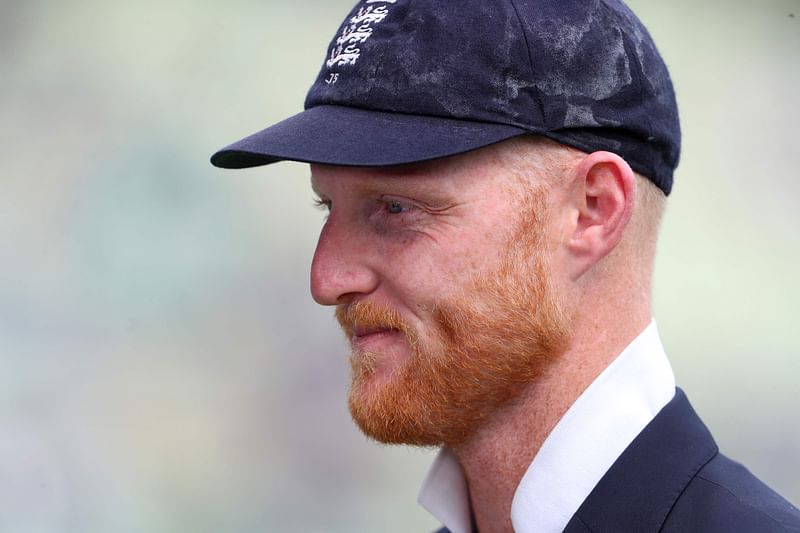 England's captain Ben Stokes speaks to broadcast journalists ahead of Day 1 of the fifth cricket Test match between England and India at Edgbaston, Birmingham in central England on 1 July, 2022