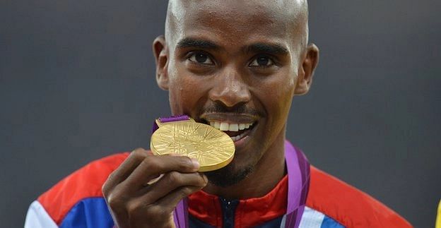 British long-distance runner Mo Farah