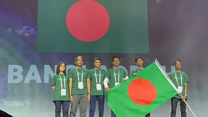 Bangladesh team at the inaugural event