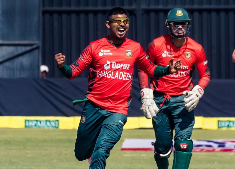 Mosaddek Hossain replaces Nurul Hasan as captain for the third Twenty20 International against Zimbabwe