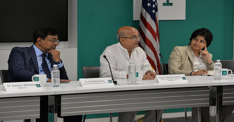 Adviser to the prime minister for power, energy and mineral resources Tawfiq-e-Elahi Chowdhury attends a roundtable in Washington DC recently.