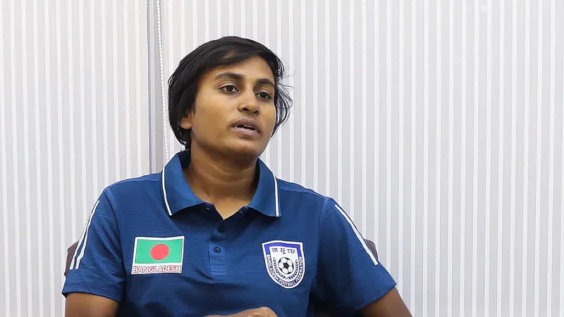 SAFF champion Bangladesh women's team captain Sabina Khatun