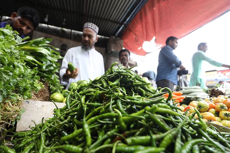 Green chillies