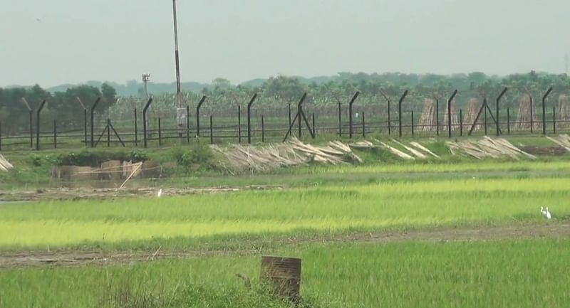 Bangladesh-India border.