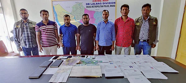 The detective branch of Dhaka Metropolitan Police and National Security Intelligence in a joint drive have arrested five officials of Biman Bangladesh Airlines for their suspected involvement in leaking the question of a recruitment test of the national carrier