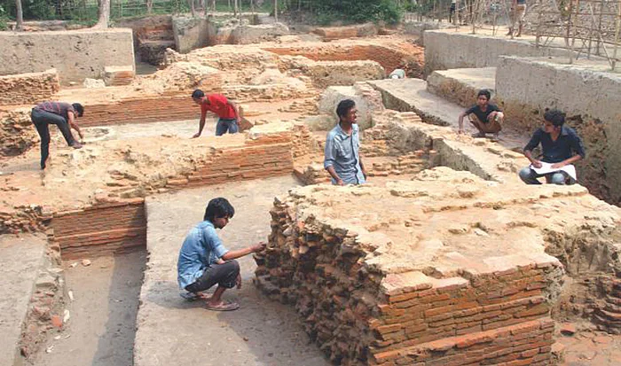 The excavation site of Wari-Bateshwar