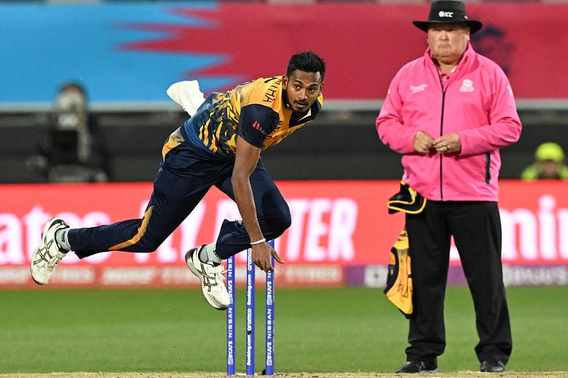 Sri Lanka pacer Dushmantha Chameera, the latest player of the Sri Lanka camp to enter the injured list