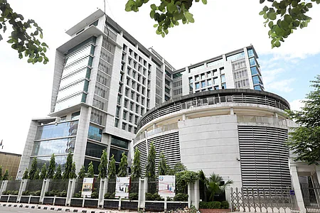 The newly constructed National Science and Technology Complex building.