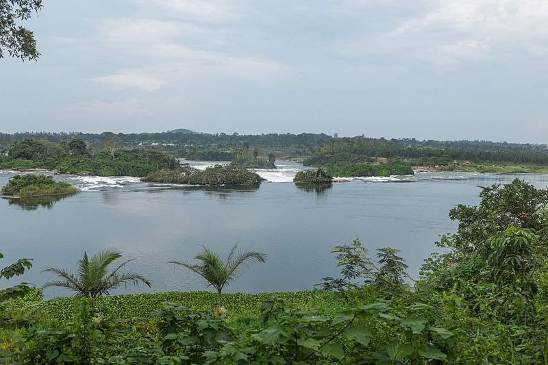 This photograph taken on 7 October, 2022, shows the Victoria Nile river near Namiyagi, southern Uganda. A report published by the Nile Basin Initiative (10 countries) last year raised alarm bells over rising industrial pollution