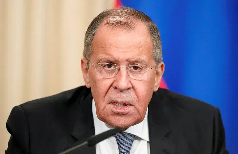 Russian Foreign Minister Sergei Lavrov.