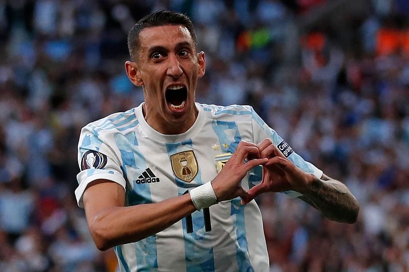 Argentina's midfielder Angel Di Maria