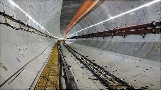 A section of Bangabandhu Tunnel