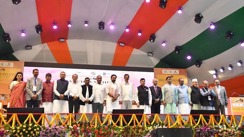 Guests at the first ever Sylhet-Silchar Festival in Assam, India