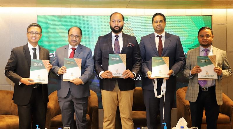 Guests at a workshop on “Customs, VAT and Income Tax management” organised by the Dhaka Chamber of Commerce and Industry on Saturday, 4 December, 2022.