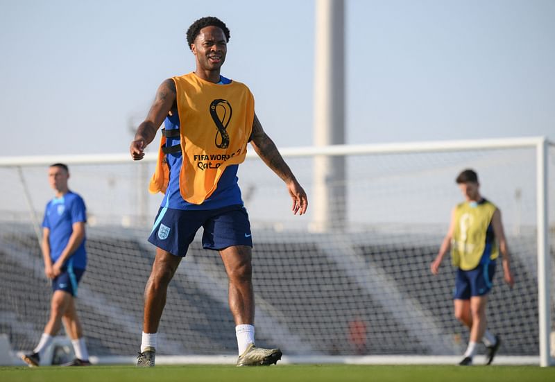 England forward Raheem Sterling