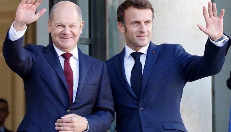 German Chancellor Olaf Scholz and France president