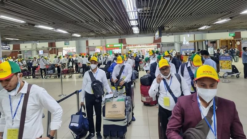 Expatriate workers are set to leave Bangladesh for South Korea