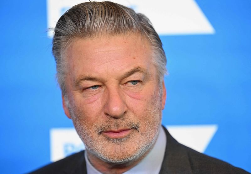 In this file photo taken on 6 December, 2022, actor Alec Baldwin arrives for the 2022 Robert F Kennedy Human Rights Ripple of Hope Award Gala in New York.